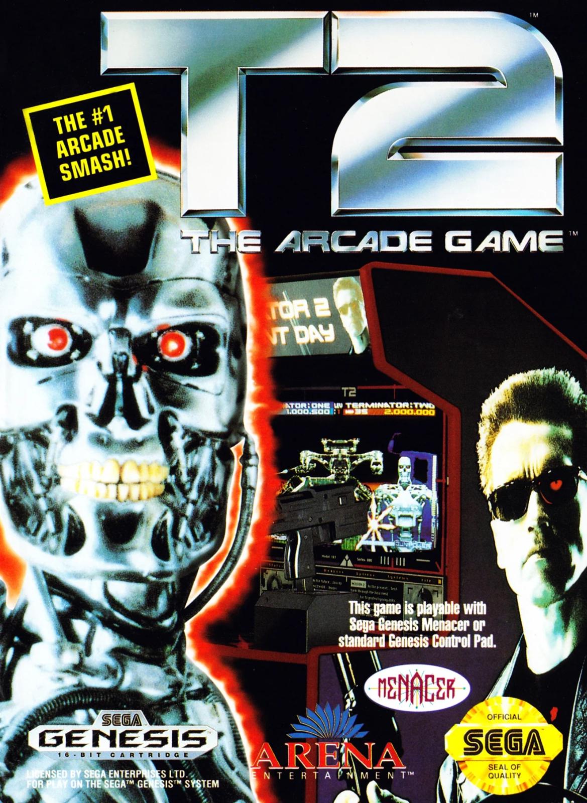 THE GAME STORE AND MORE - T2 The Arcade Game - Video Game - Sega Genesis