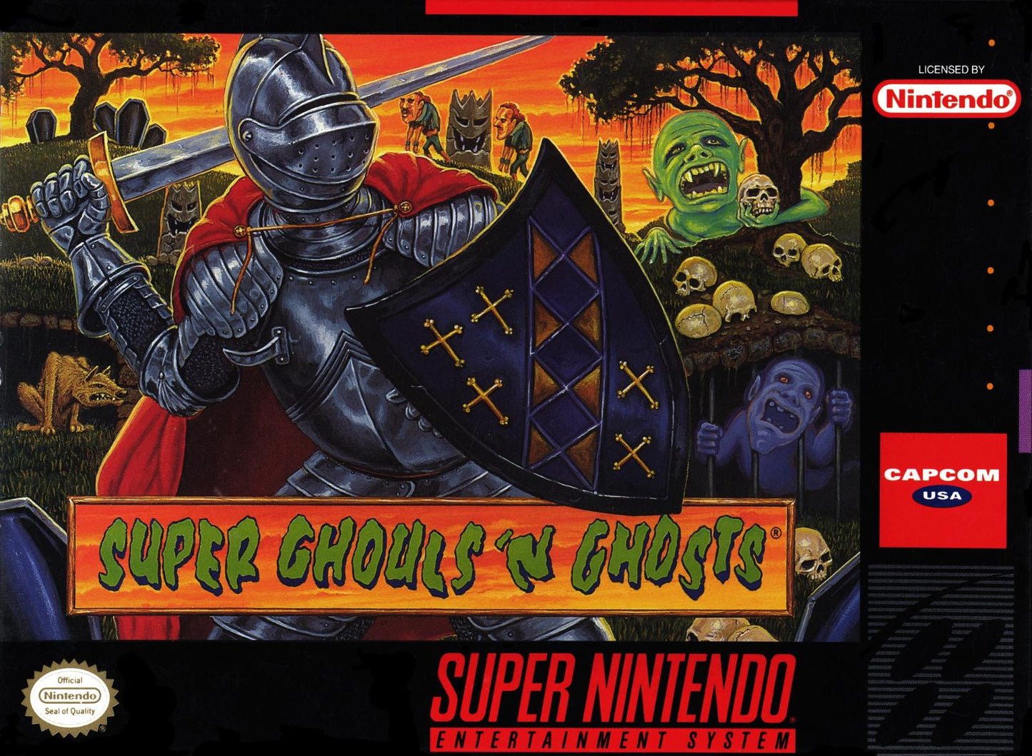 Super Ghouls 'N Ghosts - Super Nintendo