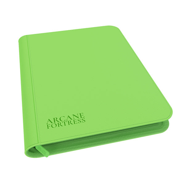 9-Pocket Zip Binder - Neon Green - Arcane Fortress - Binder(s)