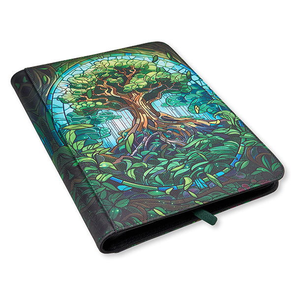 9-Pocket Zip Binder - Stained Glass - Mythical Forest - Binder(s)