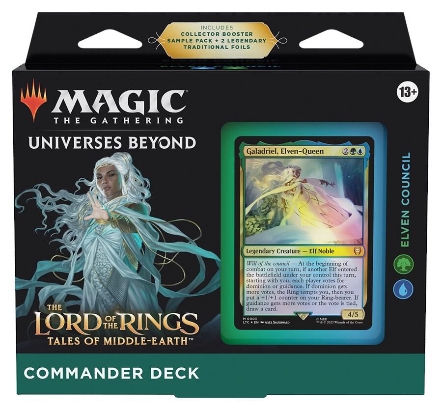 L.O.T.R Commander Deck - Elven Council - Magic Lord of the Rings Commander