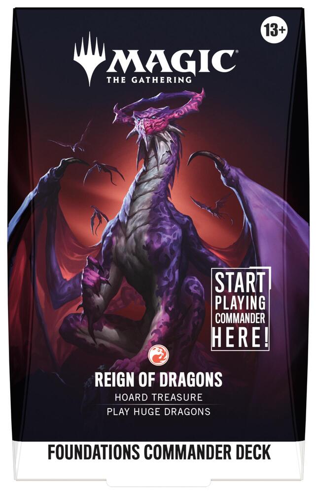 Foundations Commander Deck - Reign of Dragons - MTG: Foundations
