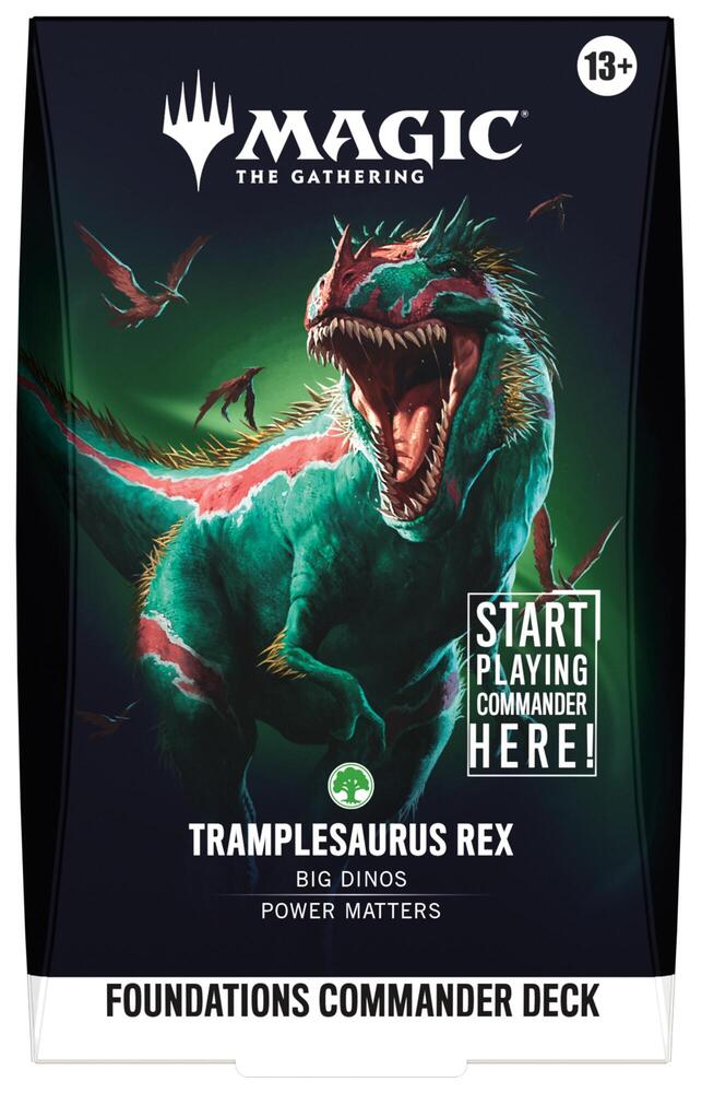 Foundations Commander Deck - Tramplesaurus Rex - MTG: Foundations