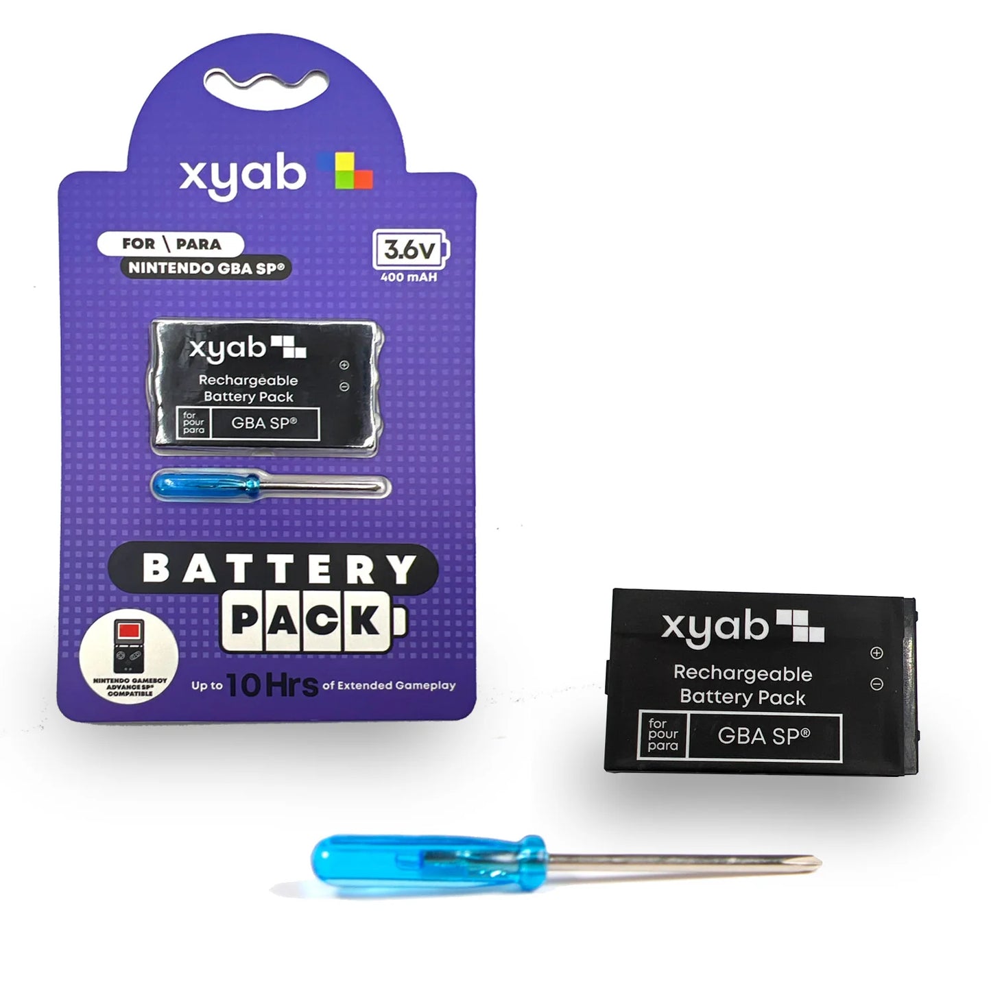 GBA SP Battery Pack - XYAB - GameBoy Advance