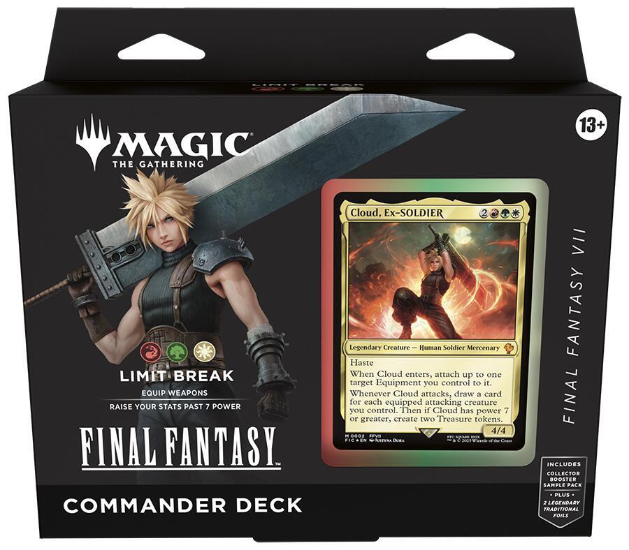 final fantasy mtg in store Magic The Gathering brings the rich worlds and characters of the iconic RPG series into the Magic universe Final Fantasy Commander Deck: Limit