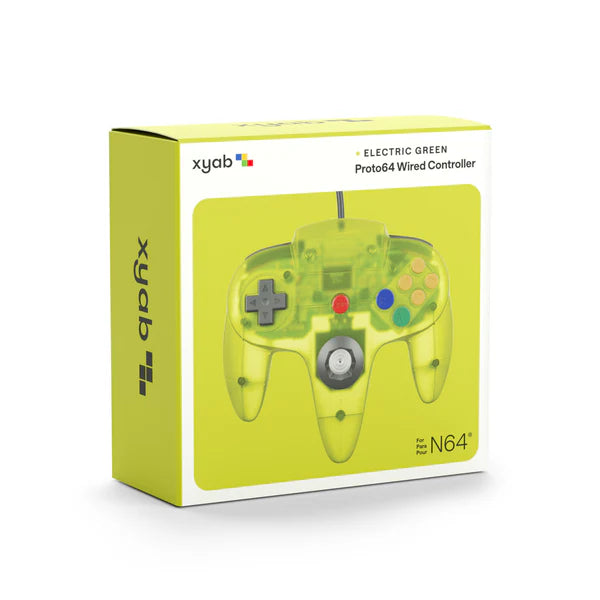 N64 Controller - Electric Green - XYAB - Nintendo 64