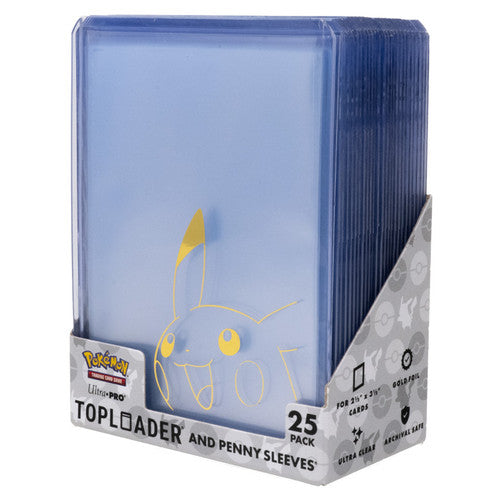 Pikachu 3x4 Toploader & Penny Sleeves - 25cnt - Toploader(s)