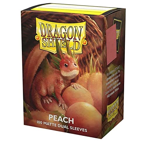 Dragon Shield Dual Matte Sleeves - Peach - 100ct - Card Sleeve(s)