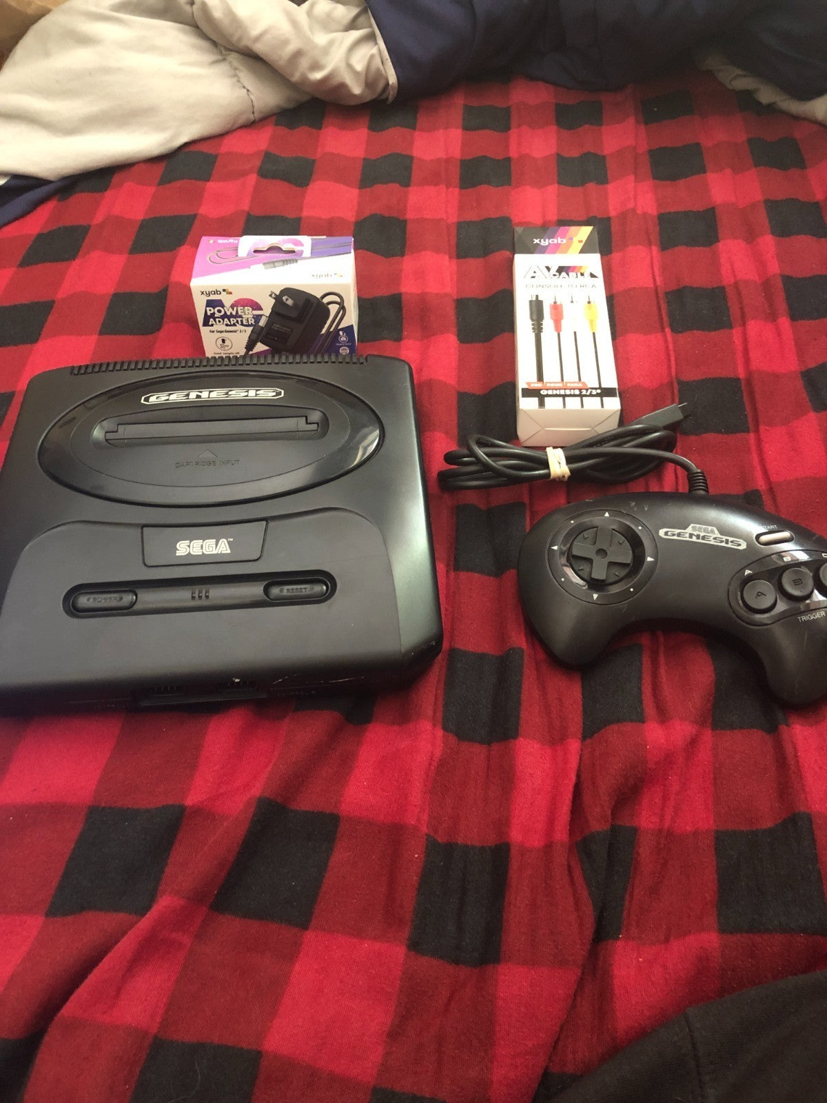 THE GAME STORE AND MORE - Sega Genesis 2/3 AV Cable - XYAB - Video Game - Sega Genesis