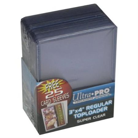 UPR: 3X4 Toploader W/ Penny Sleeves - 25cnt - Toploader(s)