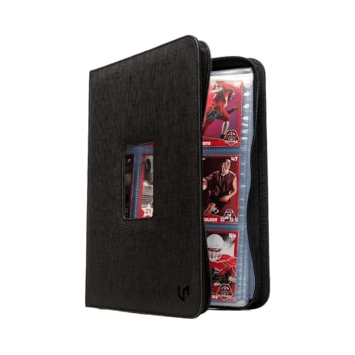 THE GAME STORE AND MORE - UPR: 9-Pocket Zippered Window Premium Binder - Black - Hobby Supplies - Binder(s)