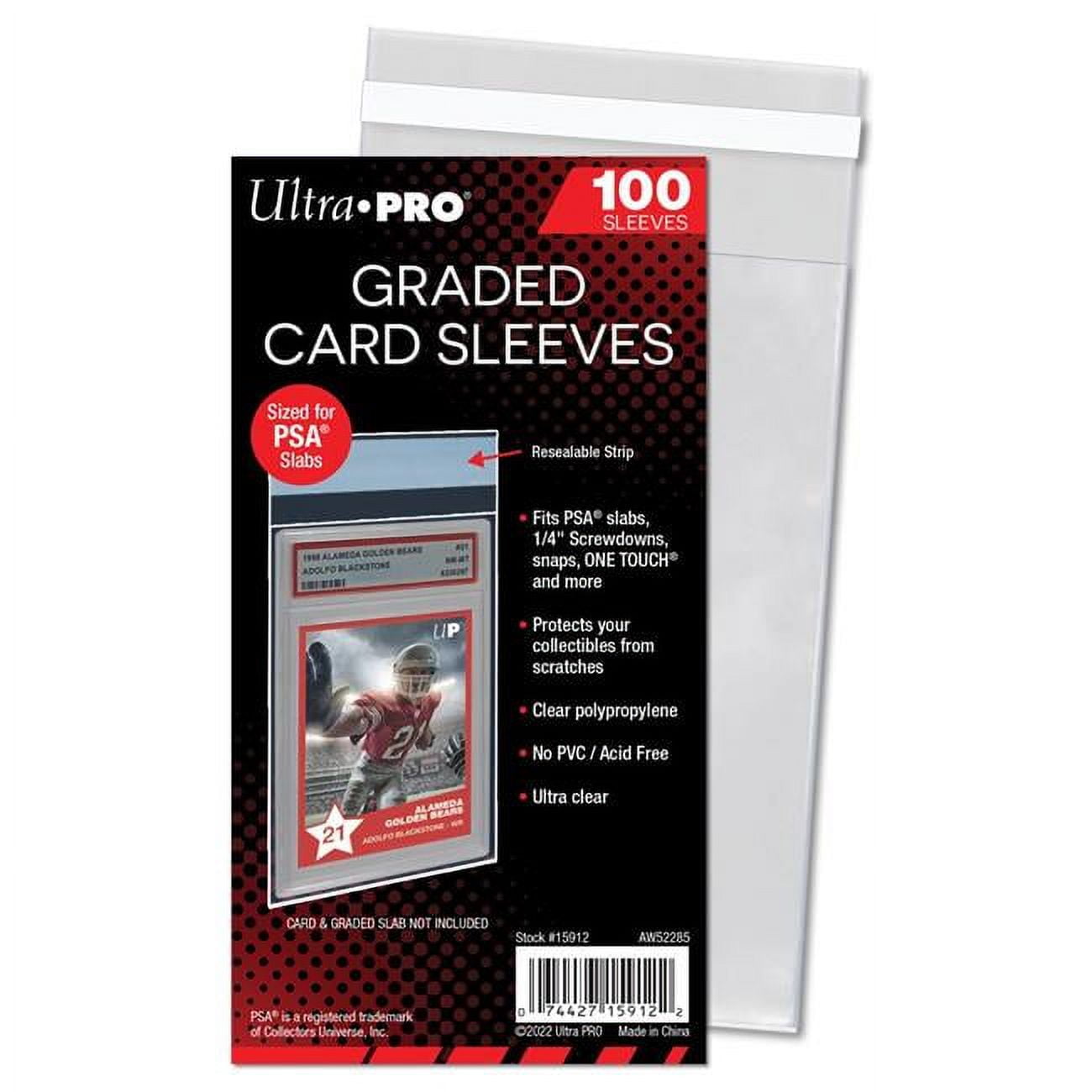 Ultra Pro: Graded Card Sleeves - Resealable (100ct) - Card Sleeve(s)