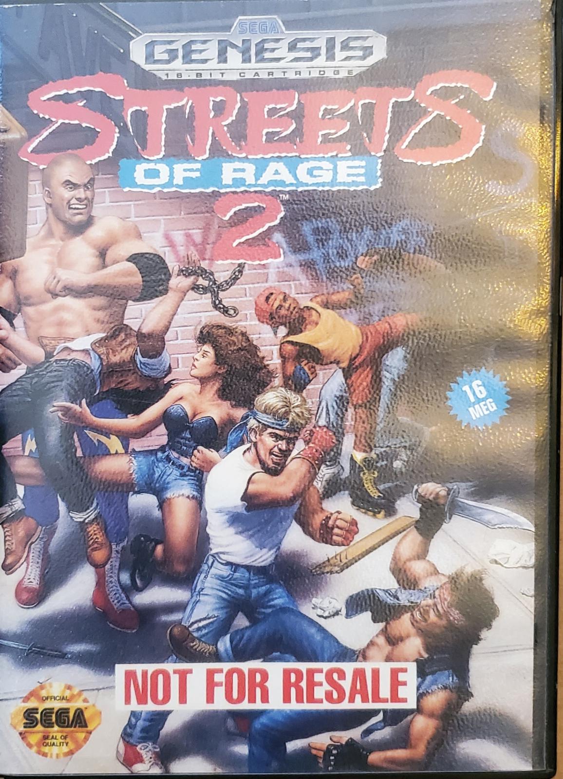 THE GAME STORE AND MORE - Streets of Rage 2 [Not For Resale] - Video Game - Sega Genesis