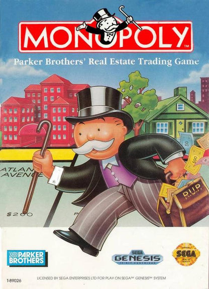 THE GAME STORE AND MORE - Monopoly - Video Game - Sega Genesis