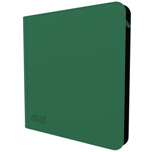 12-Pocket Zip Binder - Green - Arcane Fortress 