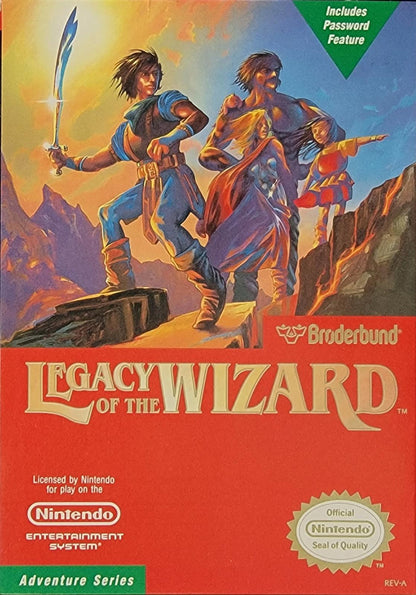 THE GAME STORE AND MORE - Legacy of the Wizard - Video Game - NES