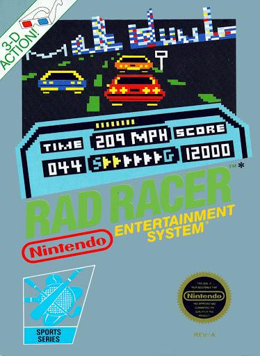 THE GAME STORE AND MORE - Rad Racer - Video Game - NES