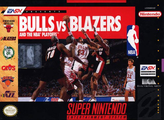 Bulls Vs Blazers and the NBA Playoffs - Super Nintendo