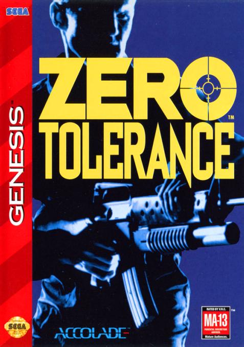 THE GAME STORE AND MORE - Zero Tolerance - Video Game - Sega Genesis
