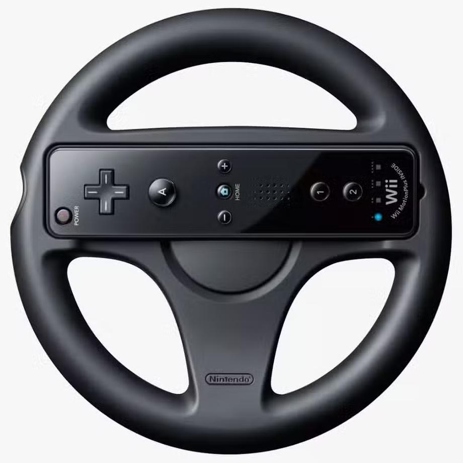 THE GAME STORE AND MORE - Wii Wheel Black - Video Game - Wii