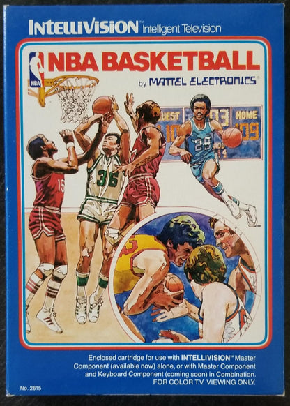 THE GAME STORE AND MORE - NBA Basketball - Video Game - Intellivision