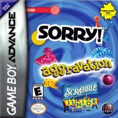 Aggravation / Sorry /  Scrabble Jr - GameBoy Advance