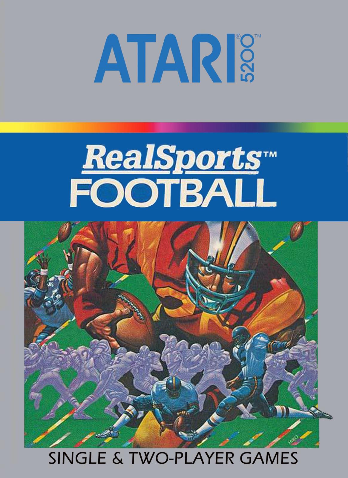 THE GAME STORE AND MORE - RealSports Football - Video Game - Atari 5200