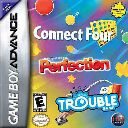 THE GAME STORE AND MORE - Connect Four/Trouble/Perfection - Video Game - GameBoy Advance