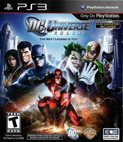 THE GAME STORE AND MORE - DC Universe Online - Video Game - Playstation 3