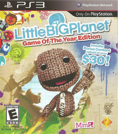 THE GAME STORE AND MORE - LittleBigPlanet [Game of the Year] - Video Game - Playstation 3
