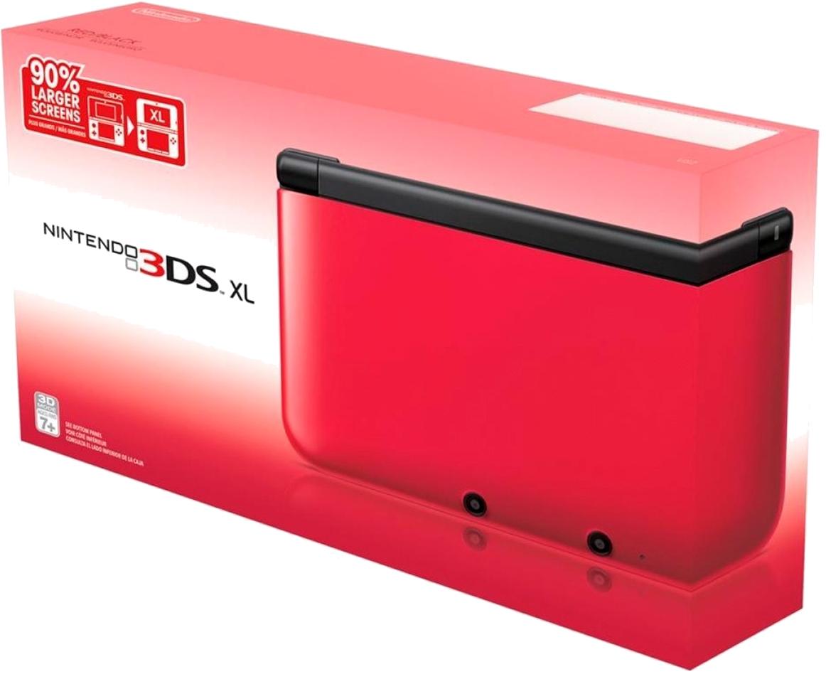 Nintendo 3DS XL Red + Black - Nintendo 3DS