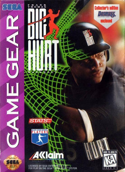 THE GAME STORE AND MORE - Frank Thomas Big Hurt Baseball - Video Game - Sega Game Gear