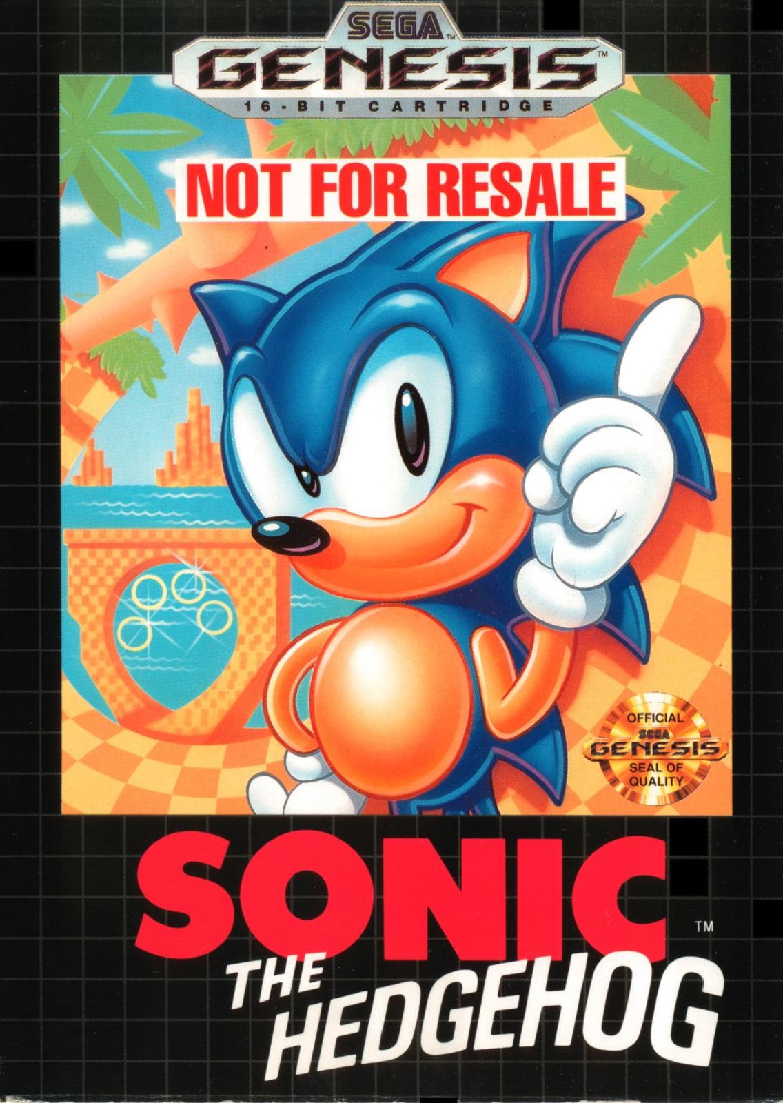 THE GAME STORE AND MORE - Sonic the Hedgehog [Not for Resale] - Video Game - Sega Genesis