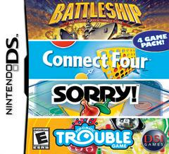 Battleship / Connect Four / Sorry / Trouble - Nintendo DS