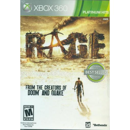 THE GAME STORE AND MORE - Rage [Platinum Hits] - Video Game - Xbox 360