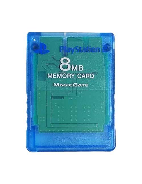 THE GAME STORE AND MORE - 8MB Memory Card [Blue] - Video Game - Playstation 2
