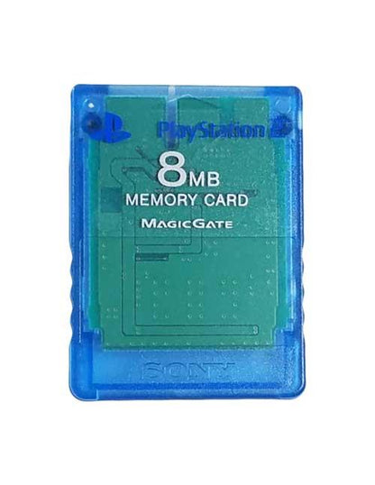 THE GAME STORE AND MORE - 8MB Memory Card [Blue] - Video Game - Playstation 2