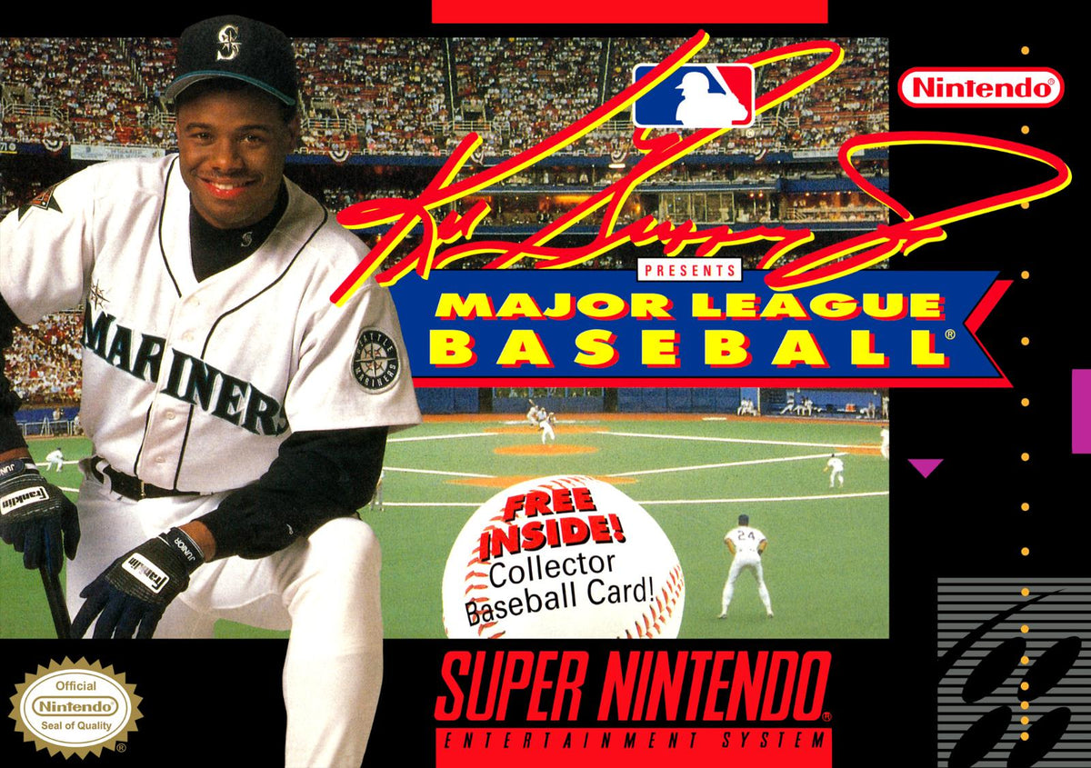 THE GAME STORE AND MORE - Ken Griffey Jr Major League Baseball - Video Game - Super Nintendo