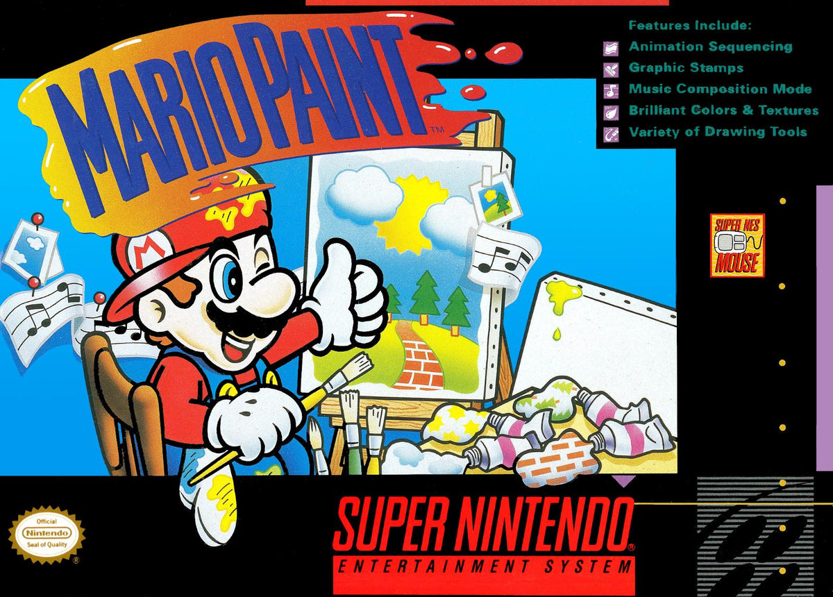 THE GAME STORE AND MORE - Mario Paint - Video Game - Super Nintendo