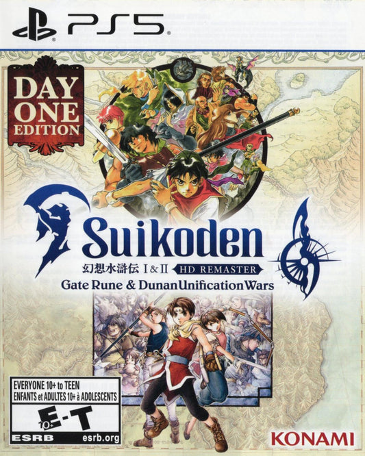 Suikoden I & II HD Remaster [Day One Edition] - Playstation 5