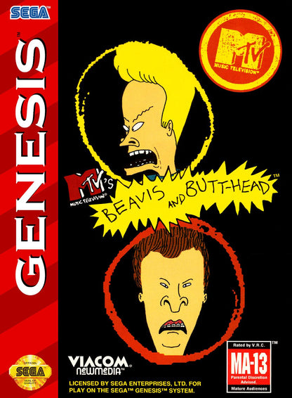THE GAME STORE AND MORE - Beavis and Butthead - Video Game - Sega Genesis
