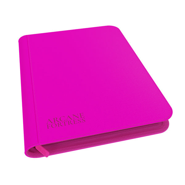9-Pocket Zip Binder - Pink - Arcane Fortress