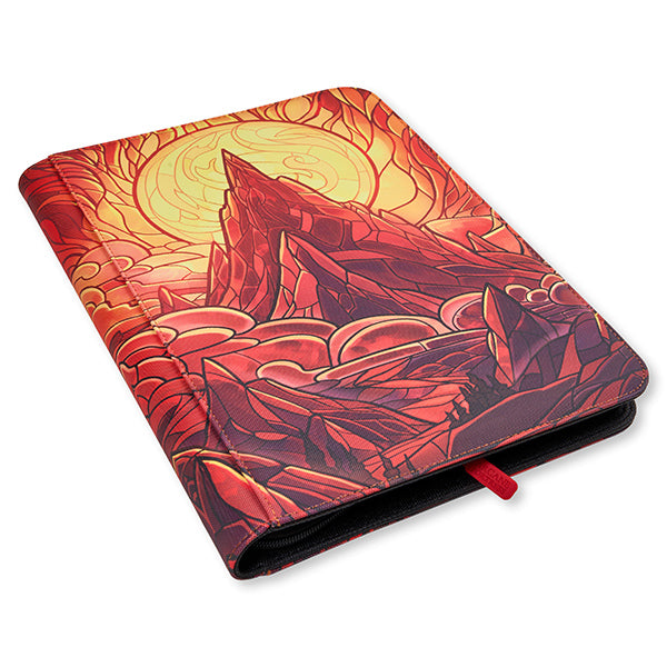 9-Pocket Zip Binder - Stained Glass - Burning Mountain - Binder(s)