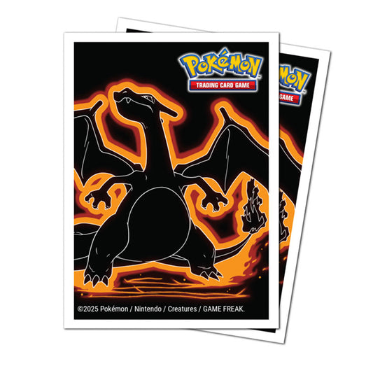 Apex Deck Protectors: Neon Kanto- Charizard (105ct) - Card Sleeve(s)