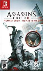 Assassin's Creed III Remastered packaging on a red background