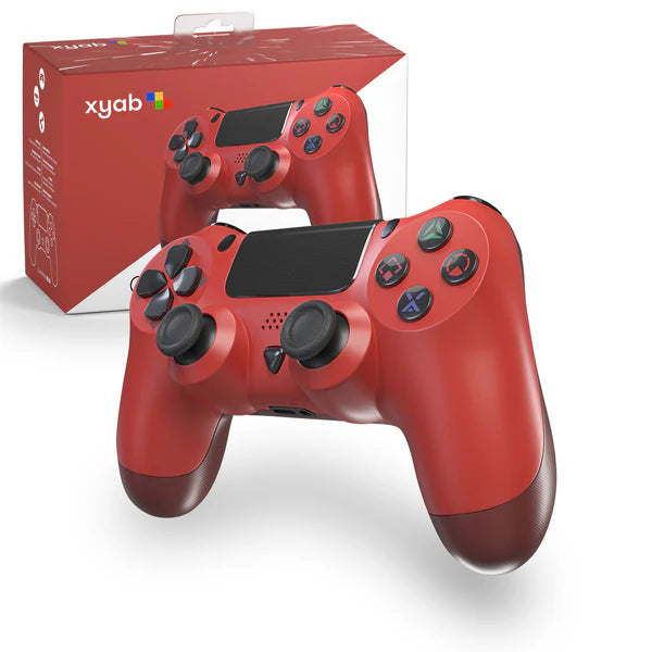 Playstation 4 Wireless Controller - Red - XYAB - Playstation 4