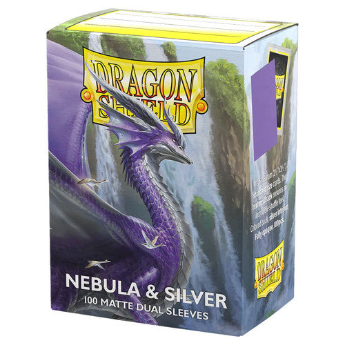 Dragon Shield Dual Matte Sleeves - Nebula & Silver - 100ct - Card Sleeve(s)