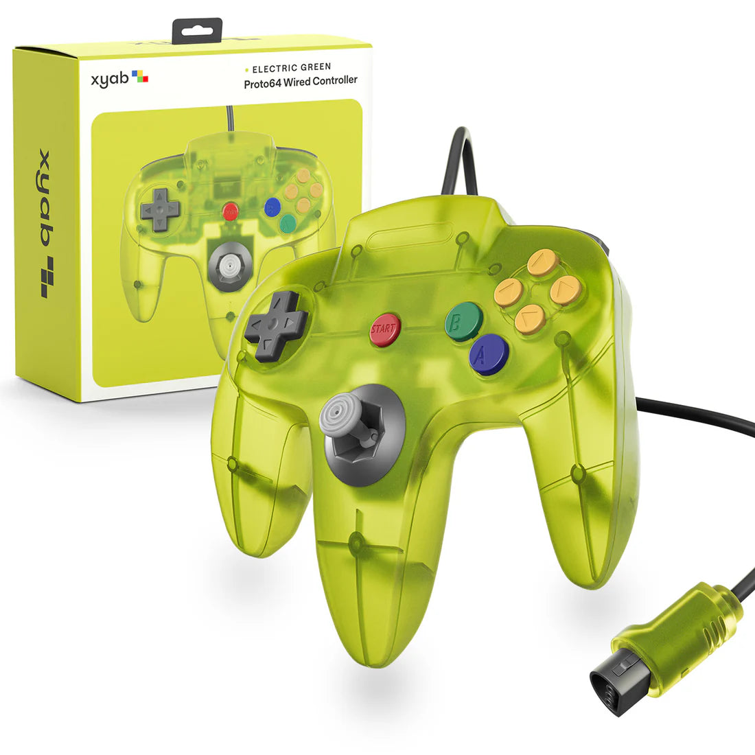 N64 Controller - Electric Green - XYAB - Nintendo 64