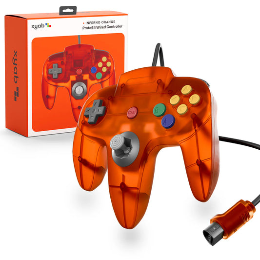 N64 Controller - Inferno Orange - XYAB - Nintendo 64