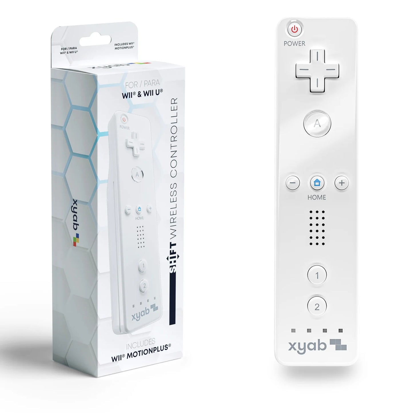 Nintendo Wii Wireless Controller - White - XYAB - Wii